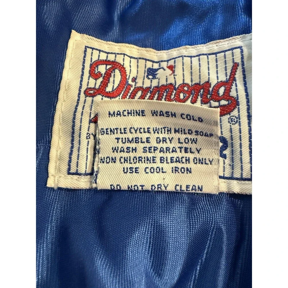 Vintage Starter Los Angeles Dodgers Diamond Collection Bomber Jacket Sz 2XL USA